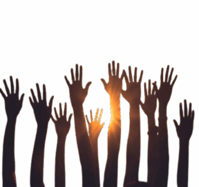 Underprivileged children learning skills in rural India with NGO volunteers